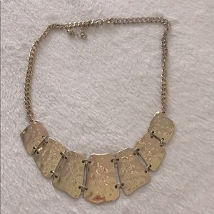 Gold choker necklace